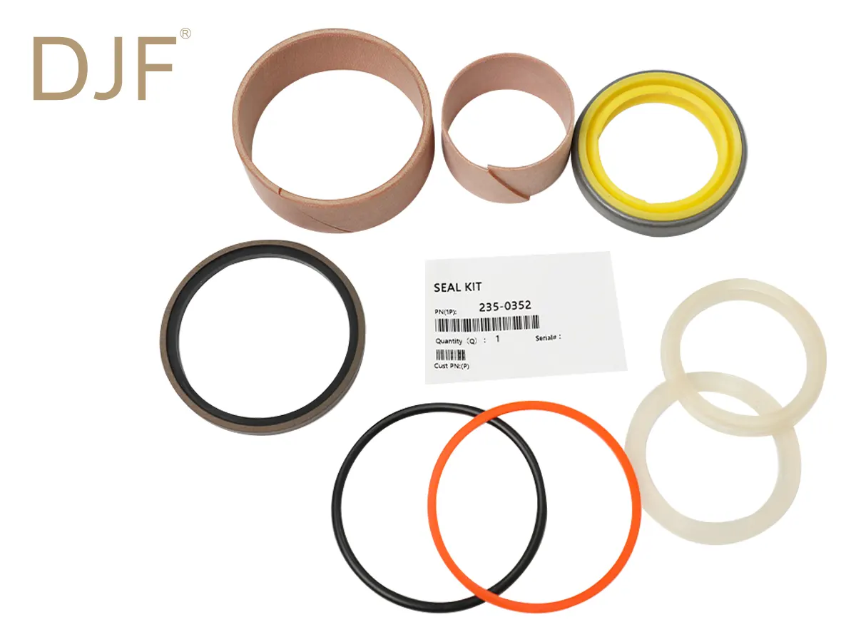 235-0352 Hydraulic Cylinder Seal Kit 2350352 for Cat Backhoe Loader 416C 416D 420D 424D 426C 428C 430D 436C Repair