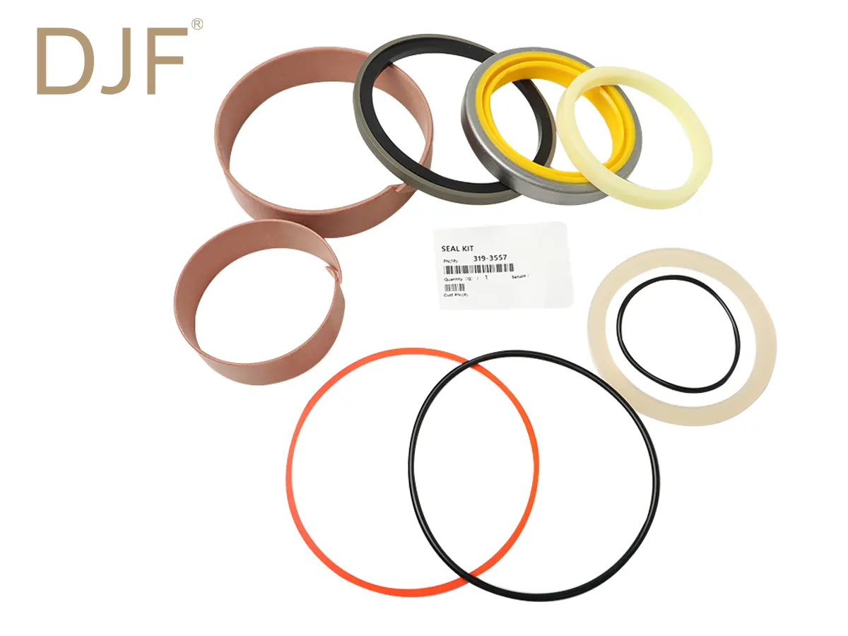 319-3557 Hydraulic Lift Cylinder Seal Kit 3193557 for Caterpillar Bulldozer Repair CAT Dozer D8R D8T D8RII D8GC Tractor Seal Kit
