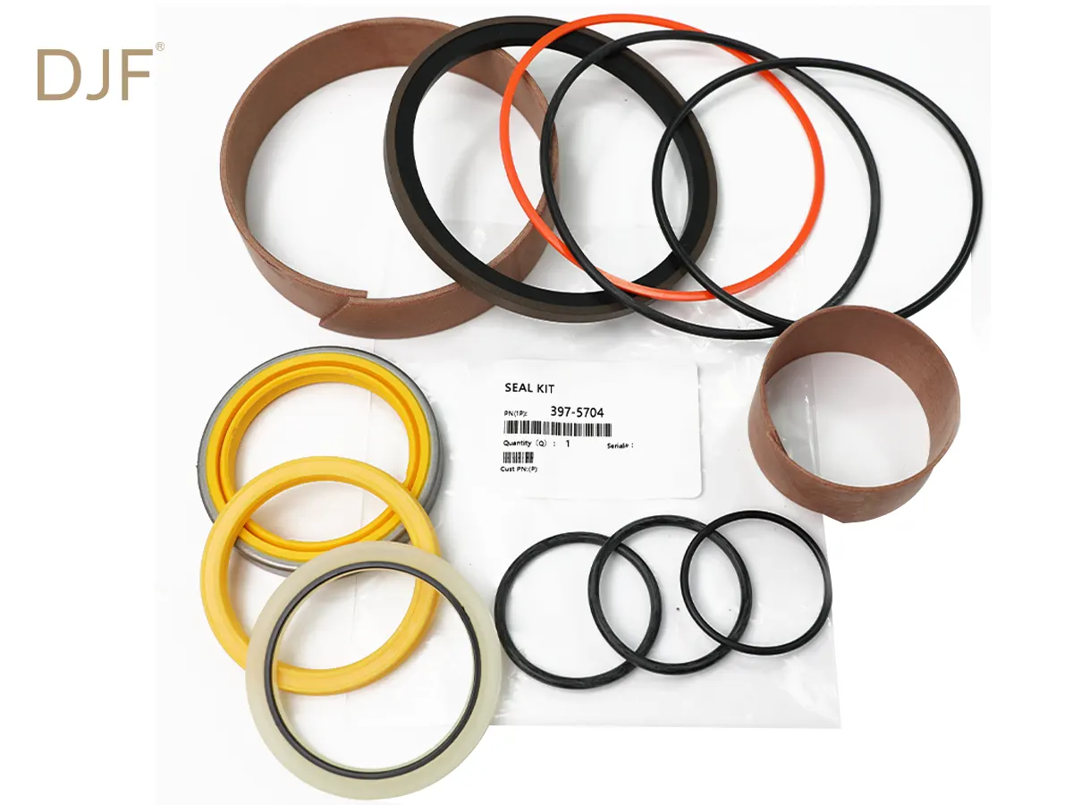 397-5704 Hydraulic Boom Cylinder Seal Kit 3975704 for Caterpillar CAT Backhoe Loader 416E 416F 420E 430E 420F 430F 432E 434E