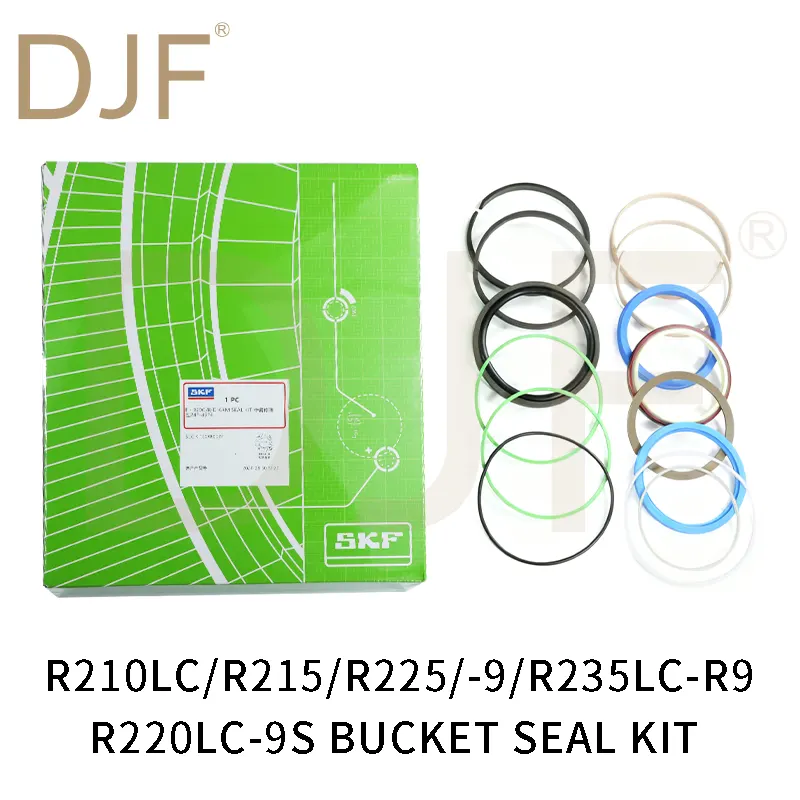 Bucket Cylinder Seal Kit (P/N 31Q6-60110) for Hyundai Excavators R210LC R215 R225-9 R235LC-R9 R220LC-9S