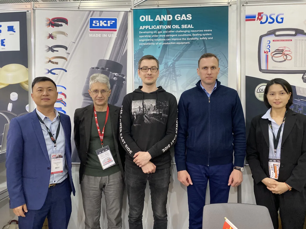 DJF Seal team at Bauma China 2016