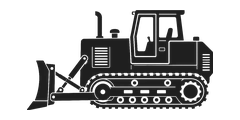 Bulldozer equipment selector icon