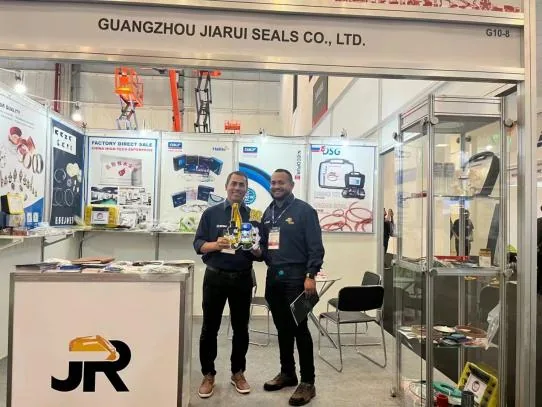 DJF Seal exhibition booth at the Sao Paulo construction and mining machinery exhibition in 2024
